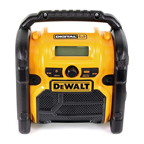 DeWalt DCR020-GB XR Compact DAB Digital Job-site Radio with 4.0Ah Battery & Charger