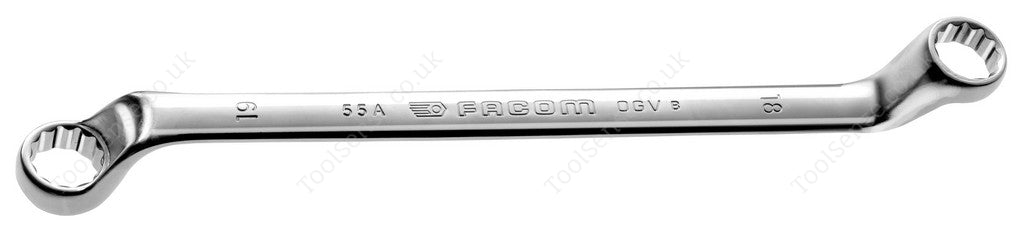 Facom 55A.12X13 Metric OGV OFFSet Ring Wrench - 12 X 13mm