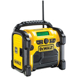 DeWalt DCR020-GB - 240v XR Compact DAB Digital Job-site Radio (10.8V 14.4V 18V)