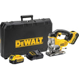 DeWalt DCS331M2-GB - 18V XR Jigsaw with 2 x 4.0Ah Batteries, Charger & Kit Box