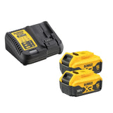 DeWalt DCK2025P2T - 18V XR Brushless Compact Combi Drill + 18V XR Compact Impact Wrench Kit with 2 x 18V XR 5.0Ah Batteries in TSTAK Case