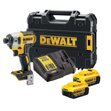 DeWalt DCF887M2-GB - XR 18V Brushless 2nd Generation, 3 Speed Impact Driver Kit complete with 2 x 4.0Ah Batteries, Charger & Case