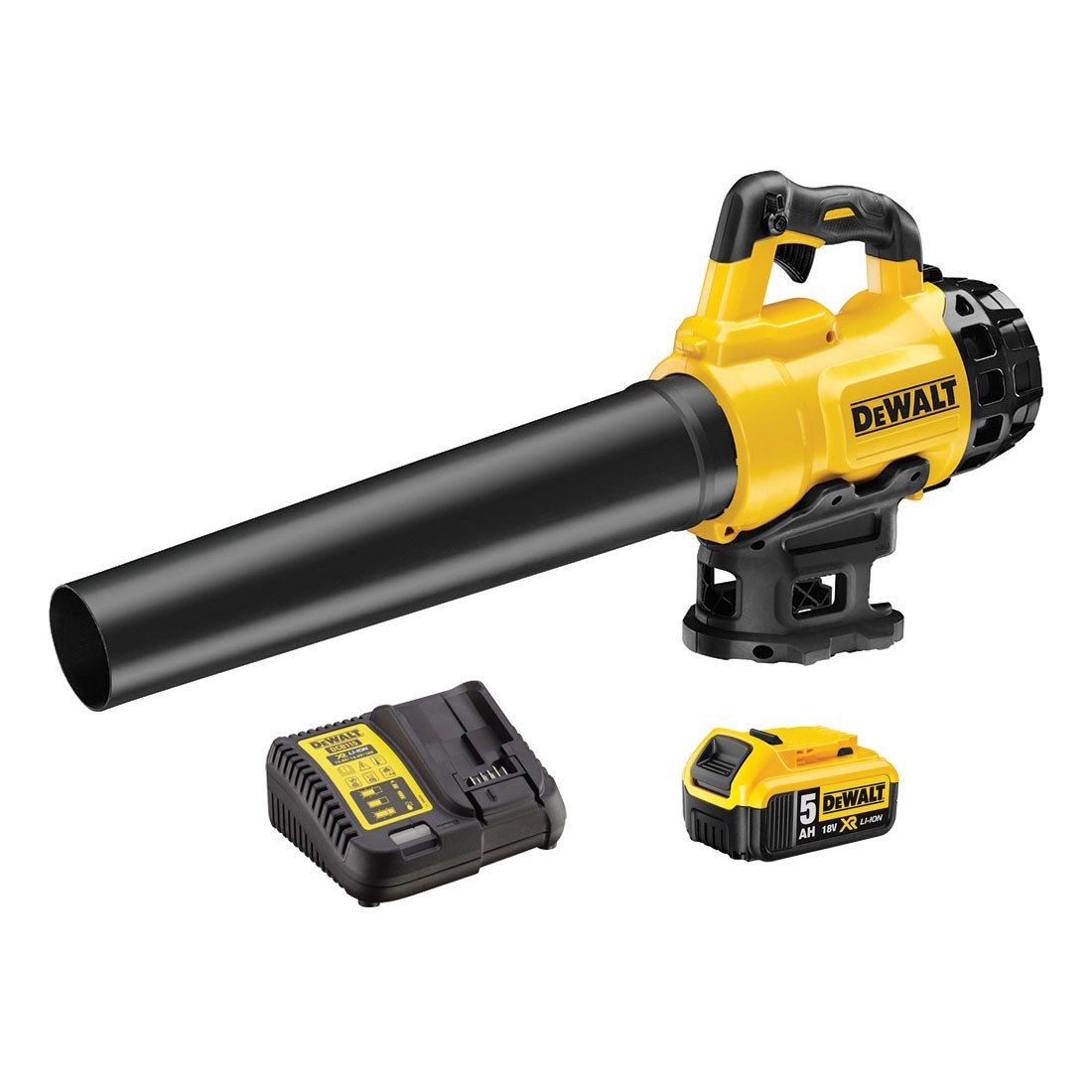 DeWalt DCM562P1-GB - 18V Outdoor Brushless Blower with 5.0Ah Battery and Charger