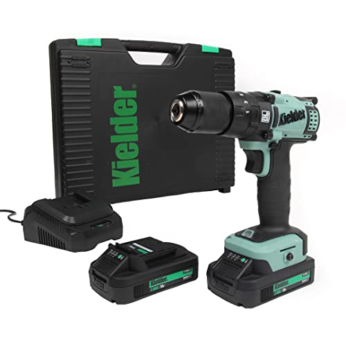 Kielder KWT-014-12 - 18V TYPE18 Brushless Cordless 13mm 52Nm Combi Drill Kit, 2 x 2.0Ah Li-ion TYPE18 Battery, Charger & Case