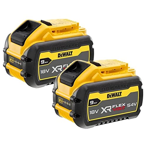 DeWalt DCB547 18V / 54V XR FLEXVOLT 9.0Ah Battery Twin Pack