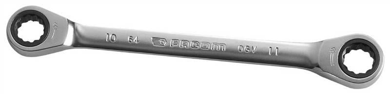 Facom - 12-Point Ratchet Ring Wrench - 64.8X9