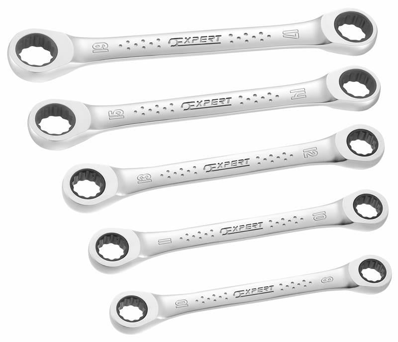 Expert by Facom 5 PC Double Ring RATCH. Wrench Set E111103B