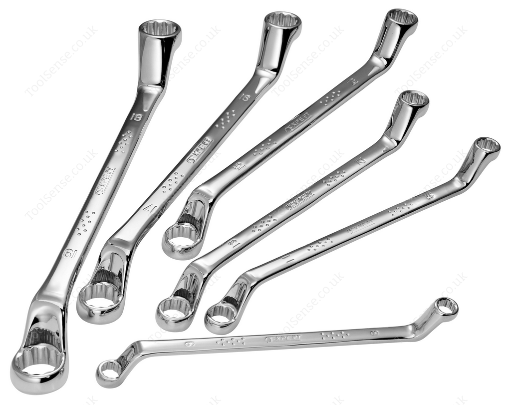 Expert by Facom E111708B 6 Piece OFFSet Ring Wrench Set