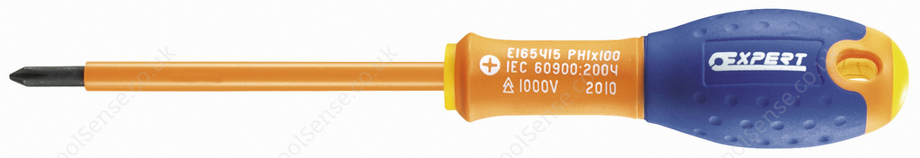 Expert by Facom E165414B 1000V InsulatedPhillips Screwdriver - PH0 X 75