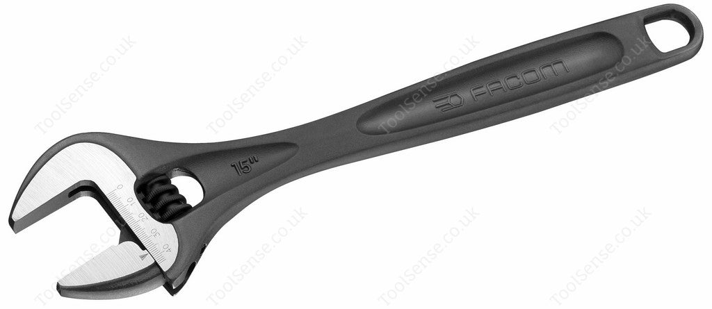 Facom 113A.12T 12" Heavy Duty Phosphated Adjustable Wrench
