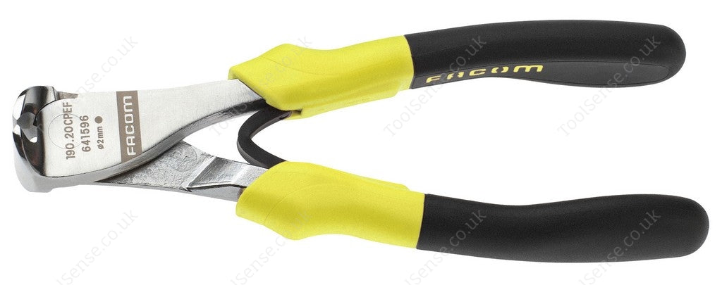 Facom 190.20CPEF Fluorescent ToolS Nippers Plier-Jaw Capacity 2.0mm