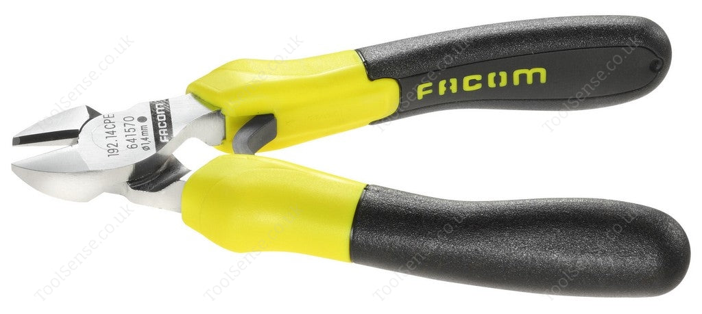 Facom 192.14CPEF Fluorescent ToolS Diagonal Cutting Pliers-Jaw Capacity 1.4mm