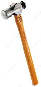 Facom 202H.1/2 Ball Pein Engineers Hammer, Hickory Handle, 280G