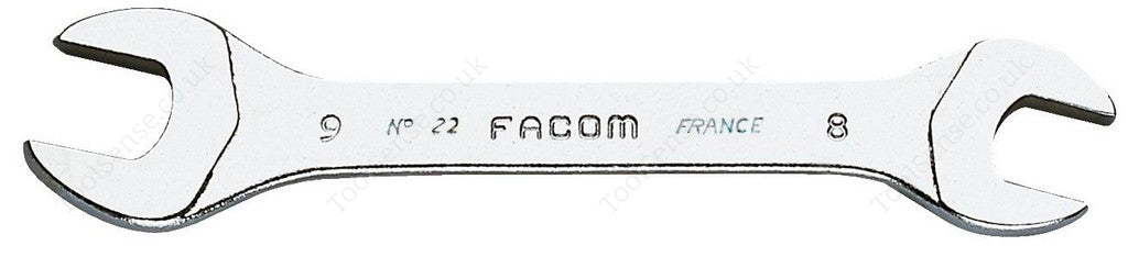 Facom 22.8X9 Metric MIDGET Open End Wrench