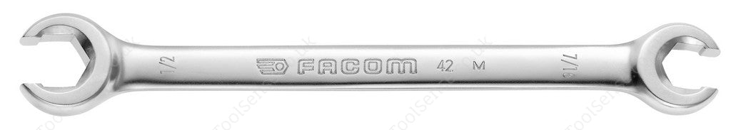 Facom 42.7/16X1/2 FLARE Nut Wrench - 7/16 X 1/2 AF Hexagonal ( Hex / Hexagon (6 Point)