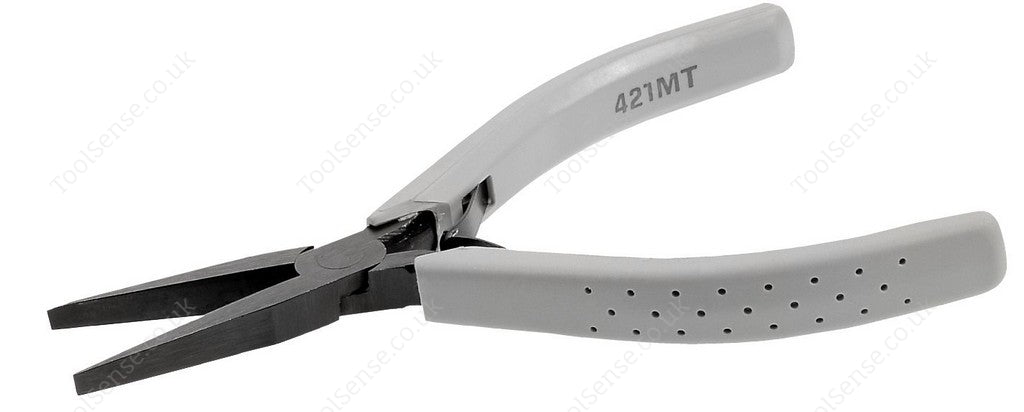 Facom 421.MT MICRO-Tech Long, RIDGED Flat Nose Pliers