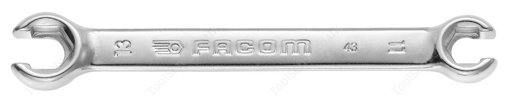 Facom 43.17X19 FLANGED FLARE Nut Wrench - 17 X 19mm - Hexagonal ( Hex / Hexagon (6 Point)