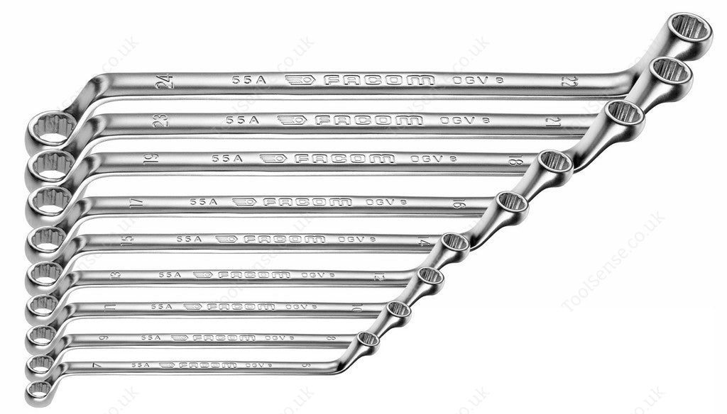 Facom 55A.JD10 Metric Ring Wrench Set 6 - 32mm