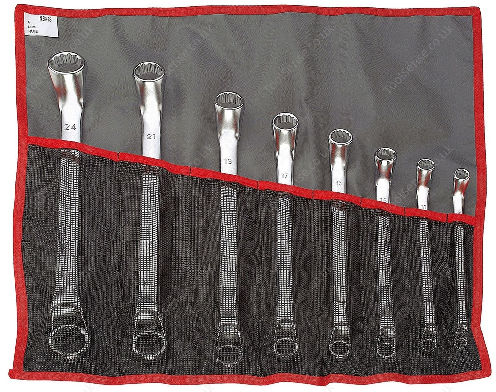 Facom 55A.JD8T 8 Piece Ring Wrench Set. 6 - 22mm