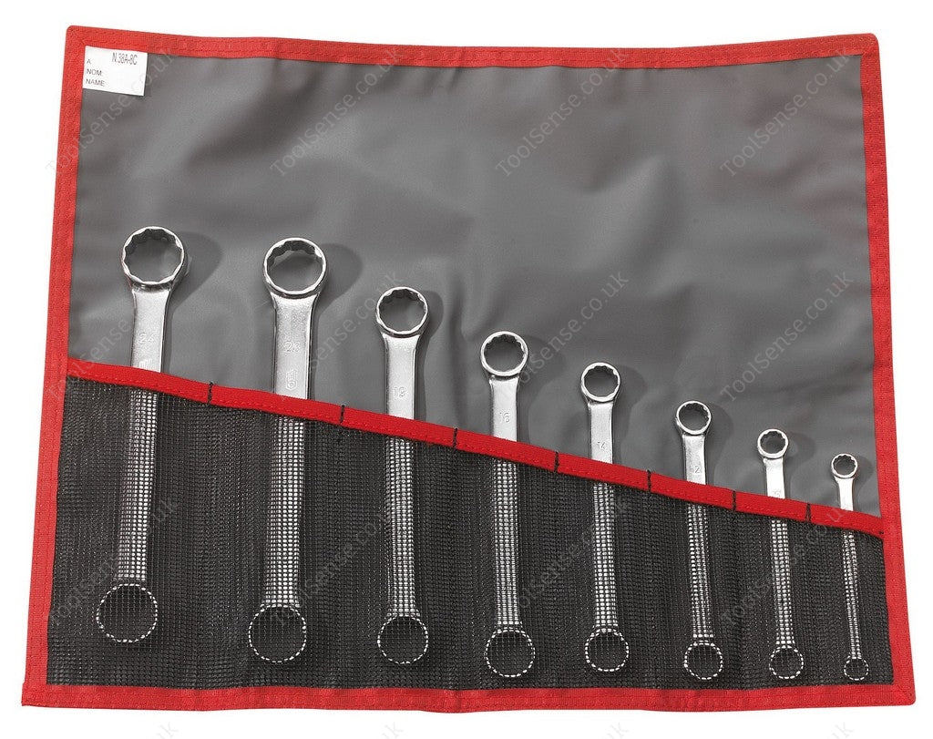 Facom 59.JN8T Straight Compact Ring Wrench Set