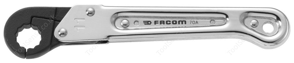 Facom 70A.13 Ratchet FLARE Nut Wrench - 13mm