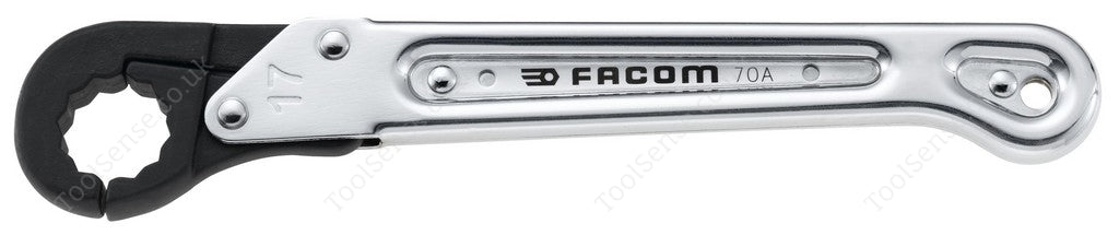 Facom 70A.17 Ratchet FLARE Nut Wrench - 17mm