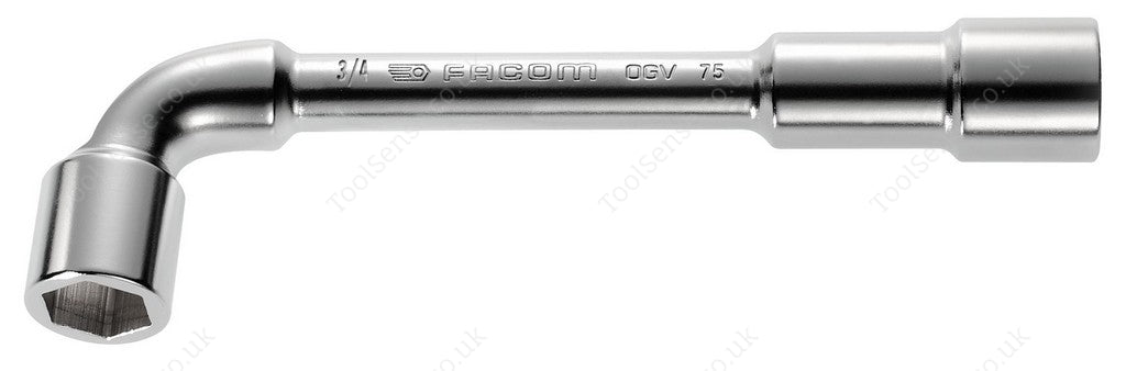 Facom 75.1/4 Angled Open Socket Wrench 1/4" Drive AF