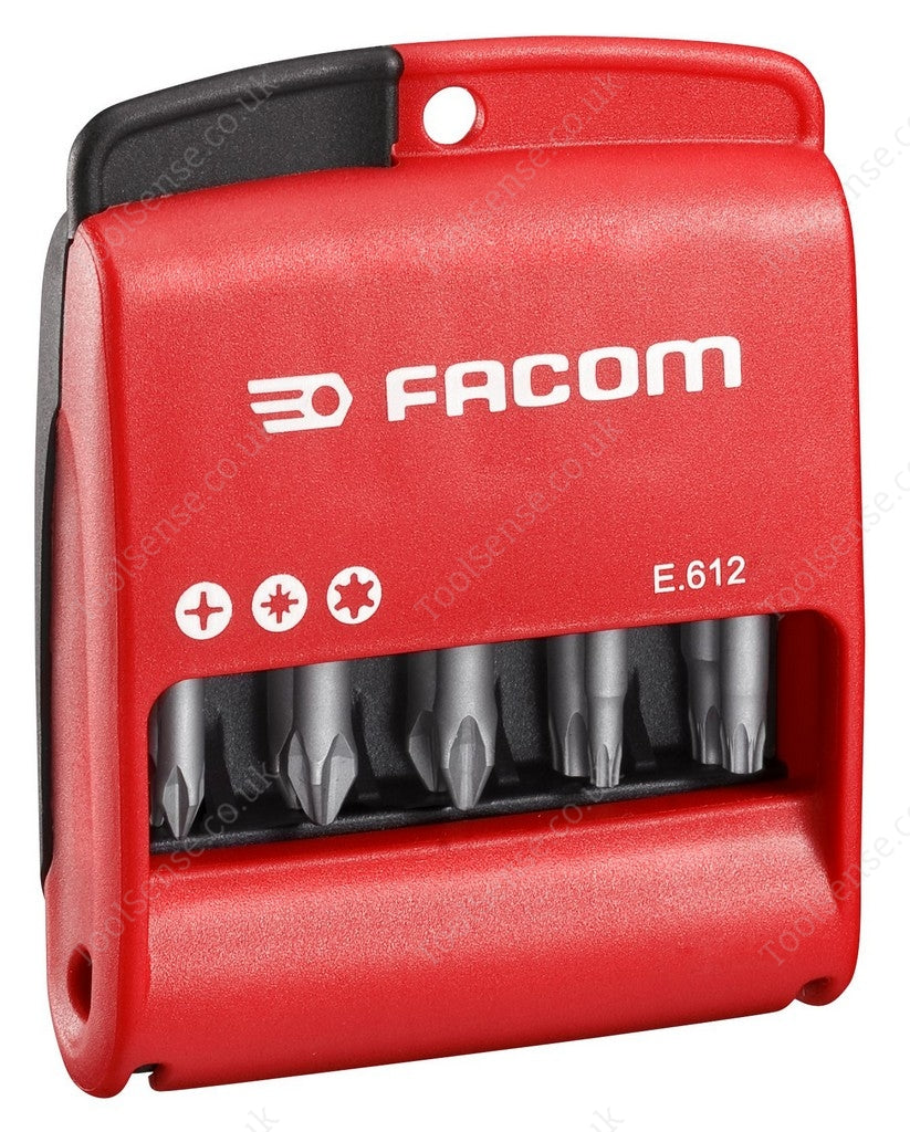 Facom E.612 Set OF 10 Bits 50 mm Long With GROOVE