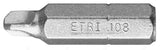 Facom ETRI.104 1/4 Hexagonal ( Hex / Hexagon TRI-WING SECURITY Screwdriver Insert Bit - TW3 X 25mm Long