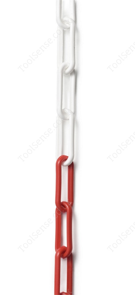 Facom EV.CH-RN SAFETY ZONE MARKER Chain - RED AND WHITE LINKS.