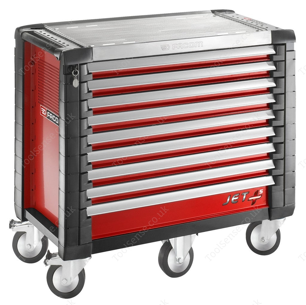 Facom JET.9M5 JET+ 9 Drawer Roller Cabinet - RED