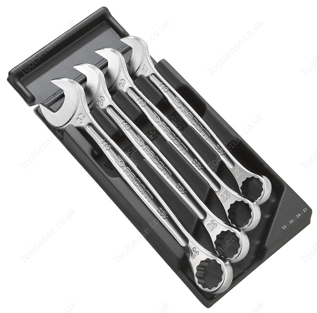 Facom MOD.440-2 440 Series OGV Combination Spanner Wrench Set In THERMO-FORMED Module 27-32mm
