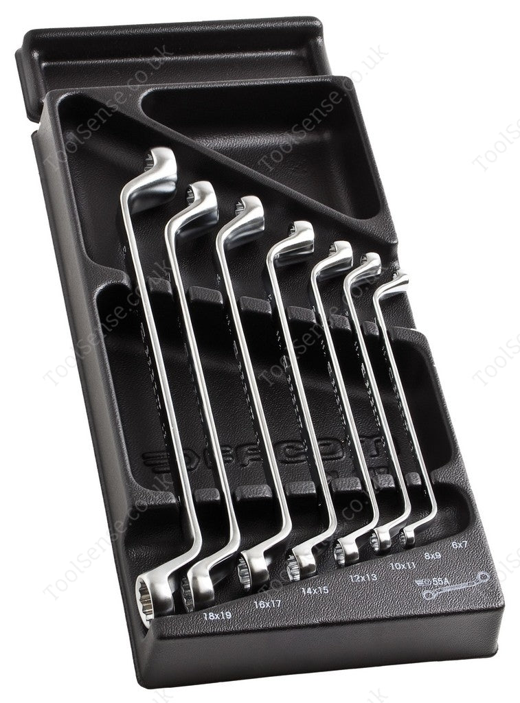 Facom MOD.55-1 7 Piece Ring Wrench Set
