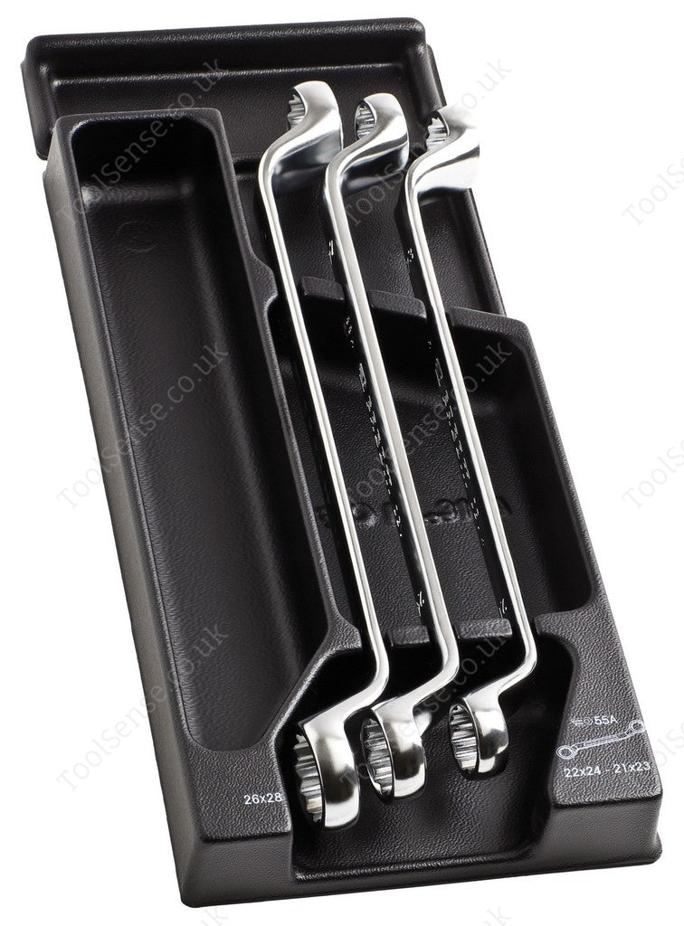 Facom MOD.55-2 3 Piece LARGE Ring Wrench Set. 21 To 28mm