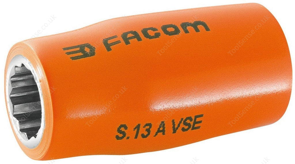 Facom S.13AVSE 1000 V Insulated 1/2" Drive BI - Hexagonal ( Hex / Hexagon Socket - 13mm