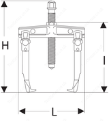 Facom U.34 HIGH-Capacity WIDE LEG Outside PULLER