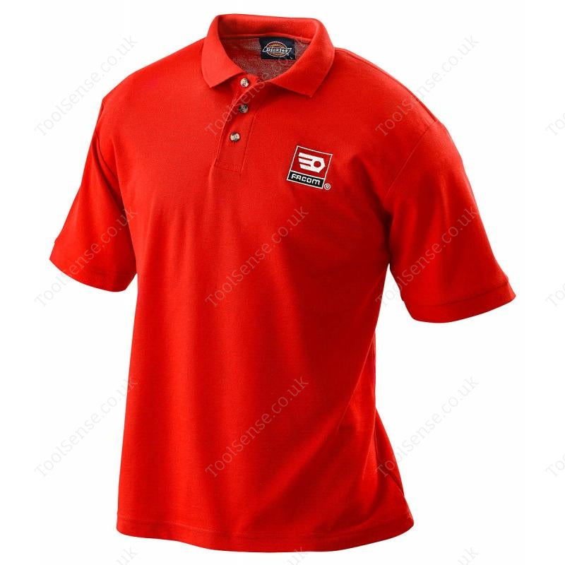 Facom VP.POLORED-L RED POLO SHIRT - LARGE